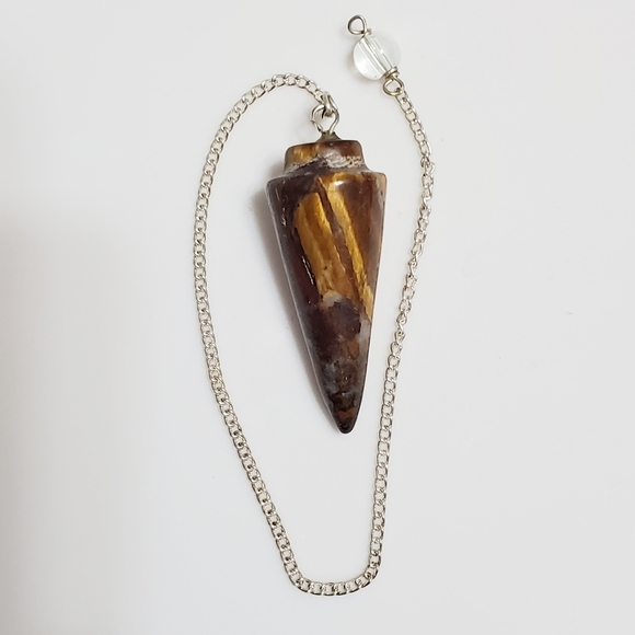 Genuine Tiger's Eye Pendulum - Picture 2 of 4